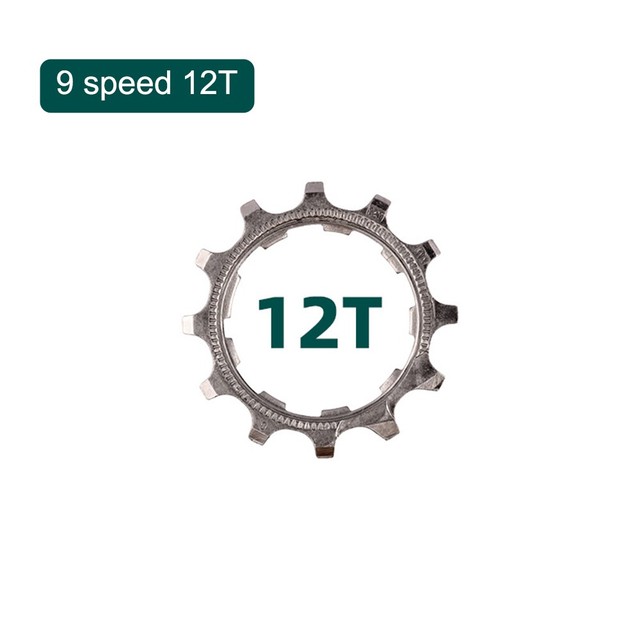 SUNSHINE Cassette Bicycle Ratchet Cog 11 12 13T Sprocket 12 8 9 11 Speed Pinion Bike 10v Cogset Single Speed Freewheel Adapter: Light Grey
