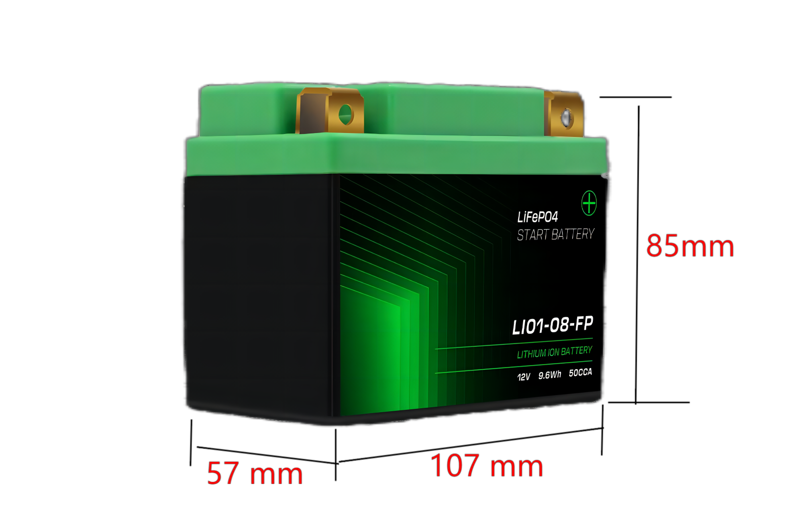 Generator Lithium Start Batterij LI01-08 12V 9.6wh Vervangen HJ01L-08-GFP BT01L-08-GFP Generator Batterij