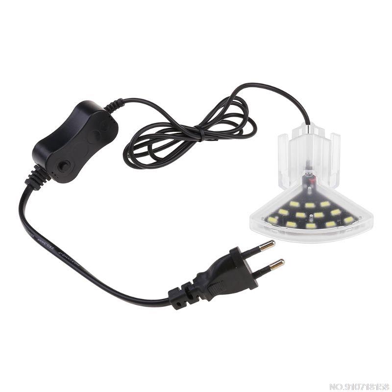 Ampoule LED à clipser pour Aquarium 100-240V, lumière blanche, éclairage pour croissance de plantes aquatiques, directe D18 20: 1