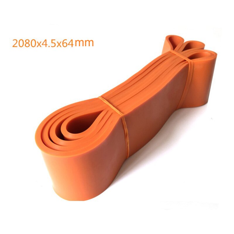 Strength Pilates Loop Resistance Bands Exercise Elastic Natural late Workout Ruber Fitness Equipment Training Expander Unisex: orange 2