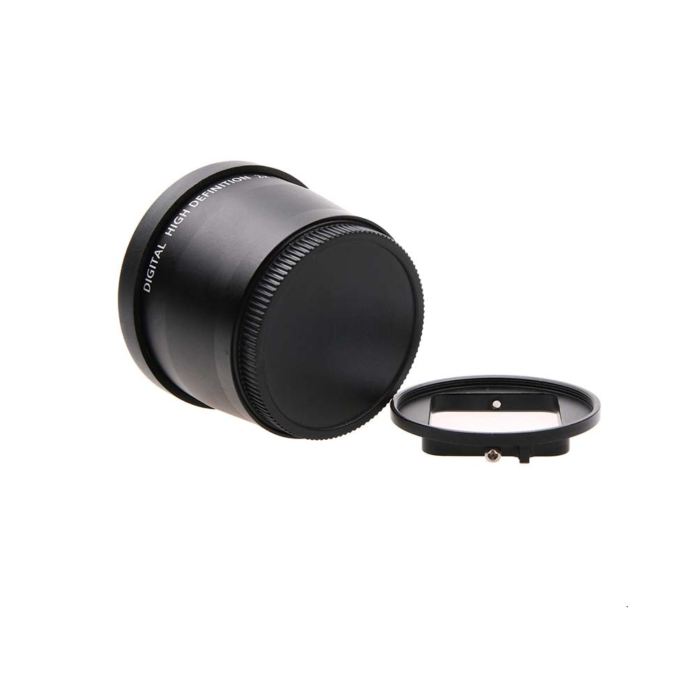 JINSERTA lente de Zoom de 52mm para cámara Digital Gopro, accesorio DSLR, lente de Zoom 2,2x, teleobjetivo para Gopro Hero 5 6 3 + 4 Xiaoyi 4Ki
