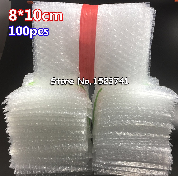 8*10cm boblekonvolutter innpakningsposer poser emballasje per postpakke 80 x 100mm