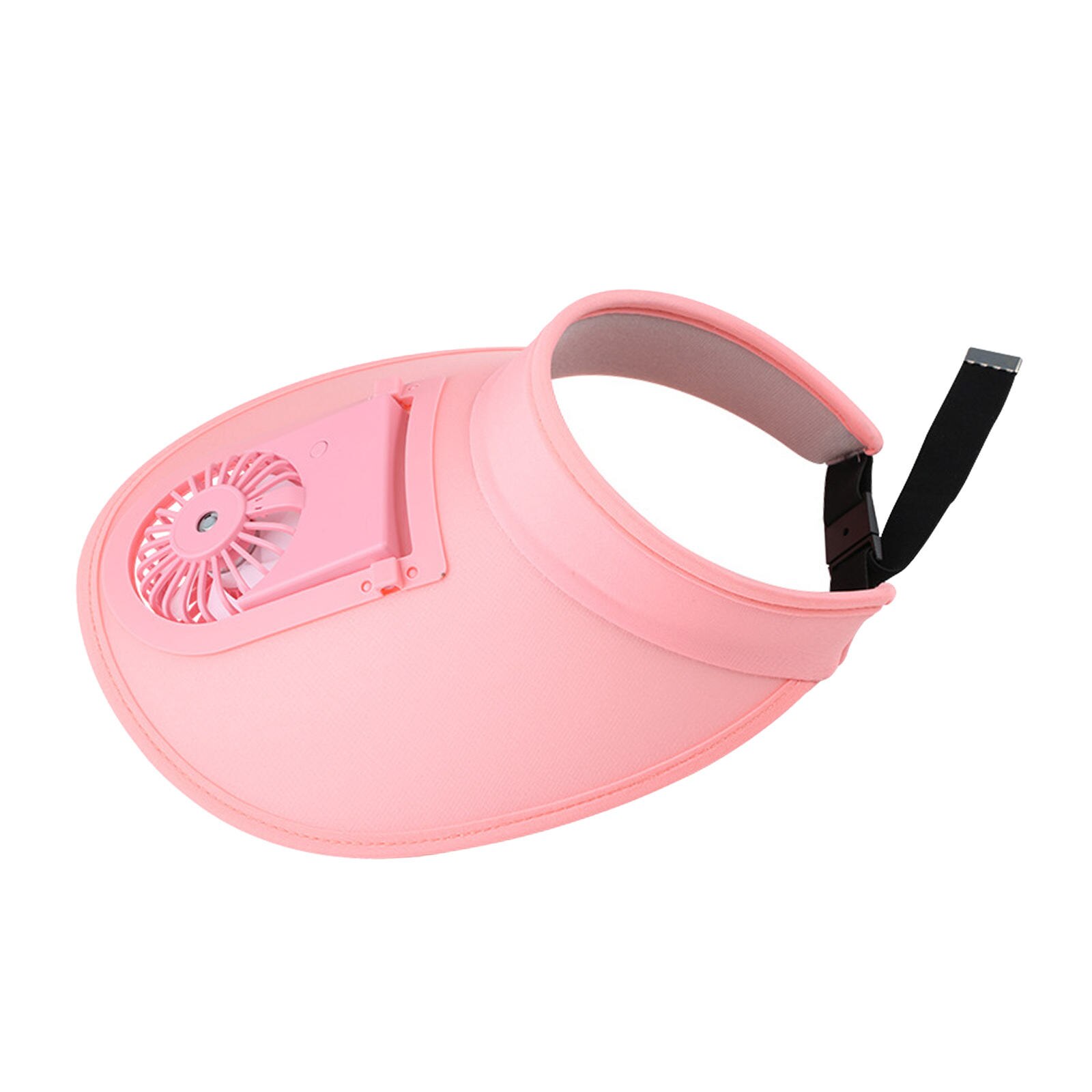 Adult Summer Solar Fan Hat Solar Panel Powered Cooling Fan Baseball Hat Sun Visor Hat Summer Outdoor hat For Outdoor Camping: Pink