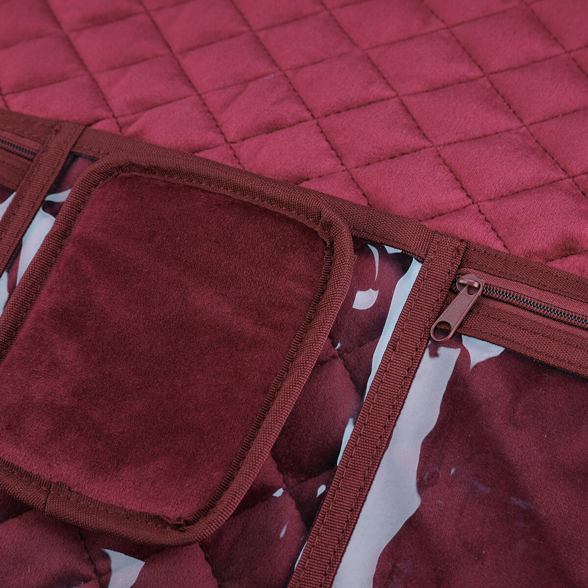 red Sewing Machine Pad Organizer Home Mat with bag Waterproof Dust Resistant Sewing Accessories Sewing Machine Table Protective