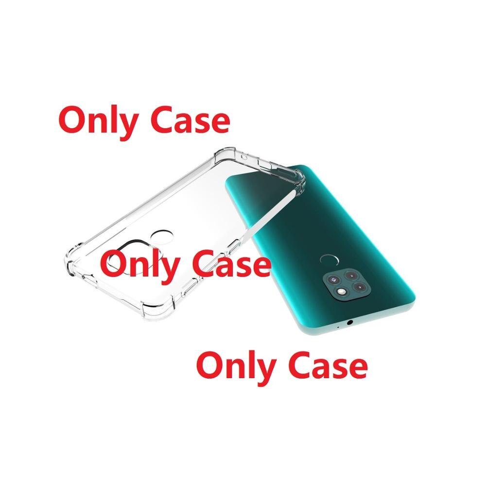 Transparent Phone Cases For Motorola Moto G9 Plus Case + Tempered Glass Soft Gel Skin Clear Moto G9 Play Silicon Cover: Only Case / Moto G9 Plus