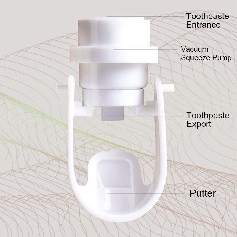 Automatic Toothpaste Dispenser No punching Waterproof Toothbrush Storage Organizer Holder Bathroom Storage Accessories
