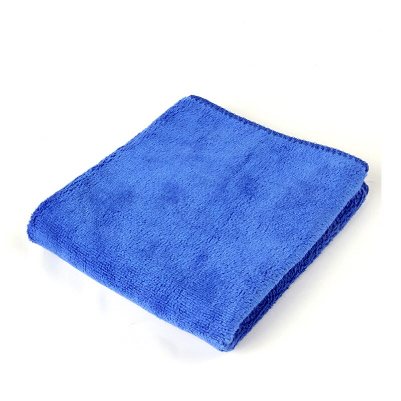 30*70cm bilrengøring i hjemmet mikrofiberrengøring auto blød klud vaskeklud håndklæde støvsuger mikrofiberhåndklæder: Blå