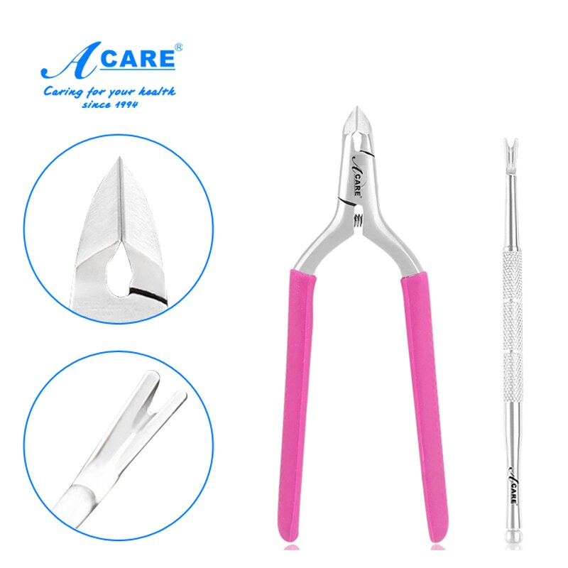 Juego de alicates para cutículas de acero inoxidable, producto para eliminar la piel muerta, tijeras, Kit de manicura, cuidado de los pies