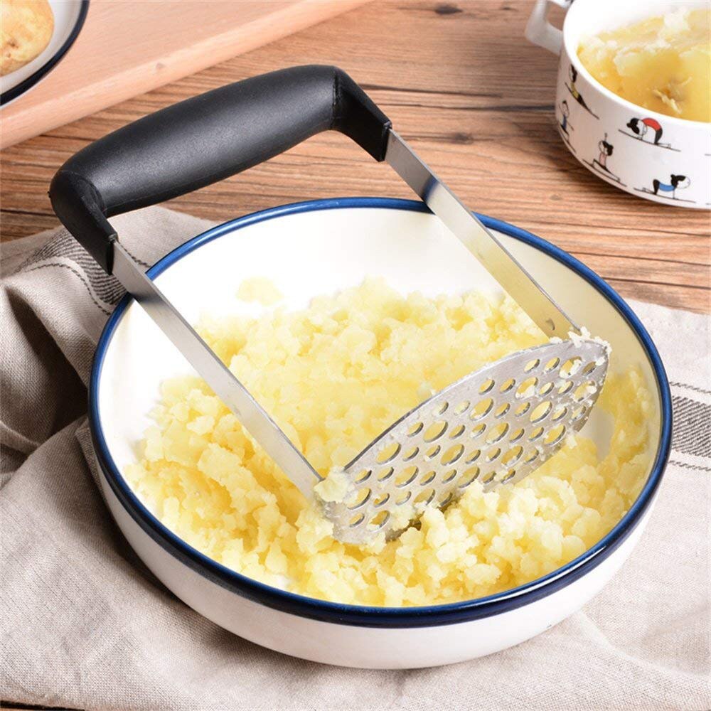 Potato Masher Stainless Steel Potato Masher Ricer For Mashed Potato Creamy Mashed Potato Vegetable And Fruit Press Crusher CD