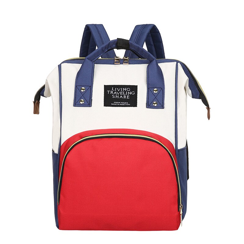 Bolsa de pañales para el hombro, ligera, de gran capacidad, estilo moderno, ultraligera, bolsa de lactancia, mochila sencilla para madres,