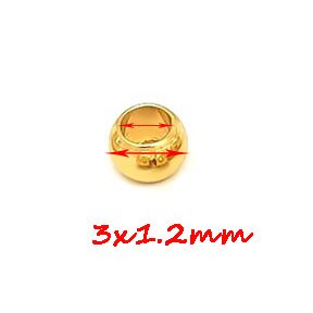 100 Stück 2 mm-12 mm 316L Edelstahlperlen Europäische Kugel Metall Großes See Abstandshalter Perlen für Schmuckherstellung Diy Armbinde Halskette: bunt
