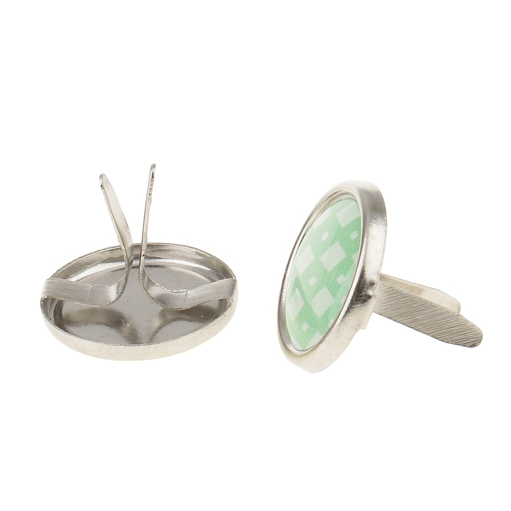 50 Pieces Split Pins Craft Brads Paper Fasteners Scrapbooking Multi-color