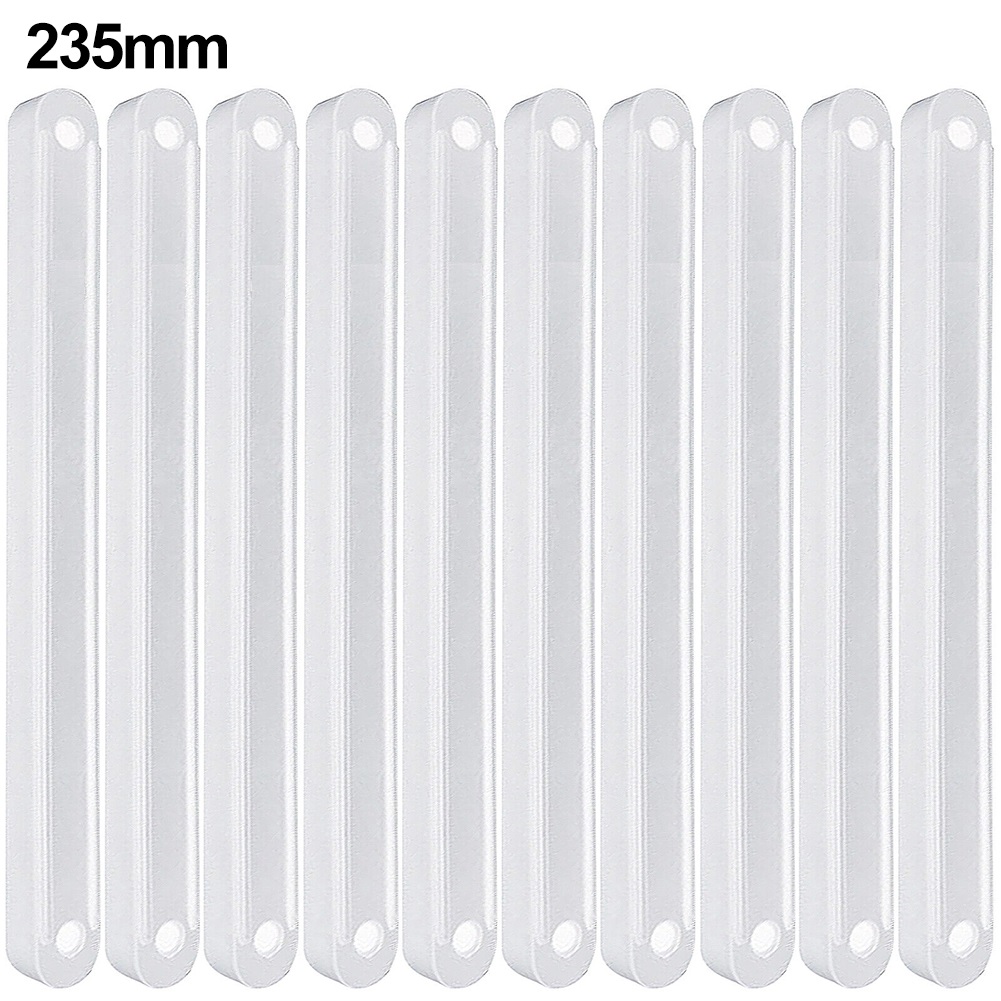 10pcs Drawer Runners 180/235/298mm Plastic Draw Rail Plastic Drawer Slides For Drawers Cabinets Home Improvement Parts: Orange