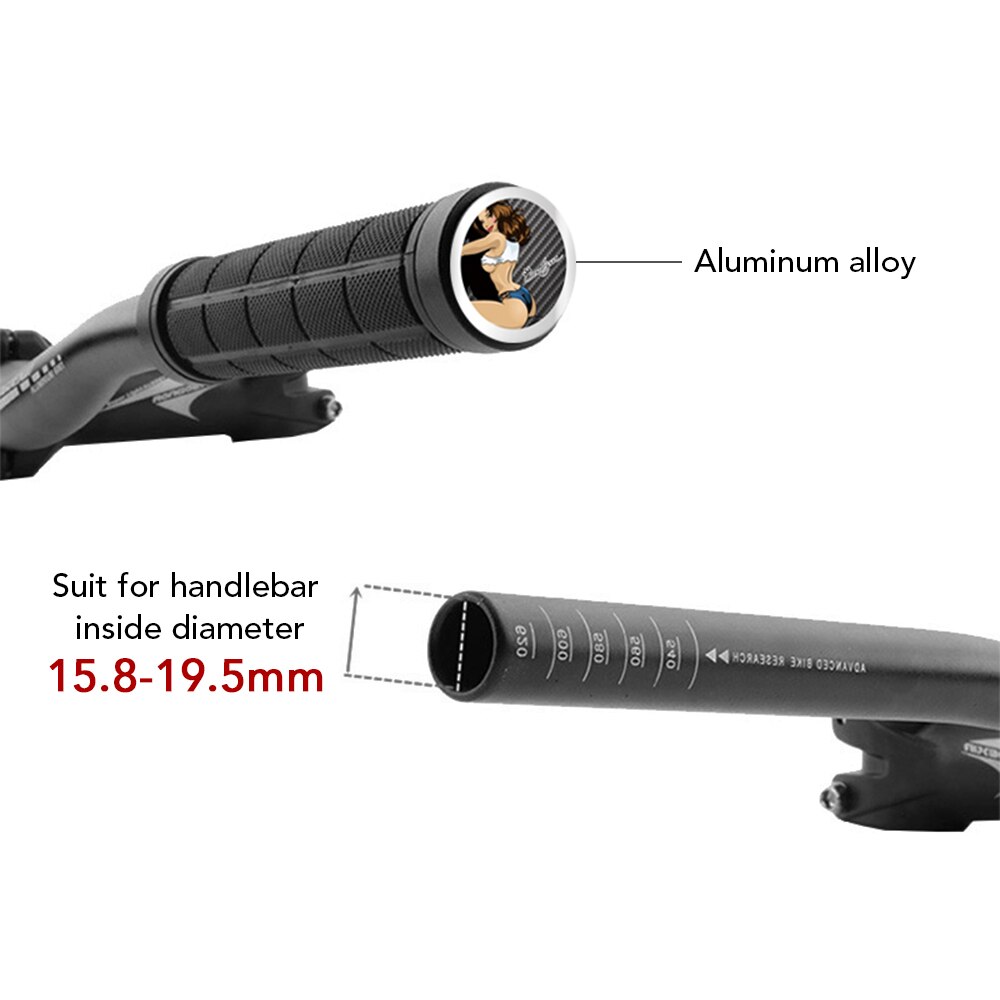 Tapones para manillar de bicicleta, tapas de manillar de aleación de aluminio, tapas para extremos de barra de agarre de bicicleta para bicicletas de carretera y montaña