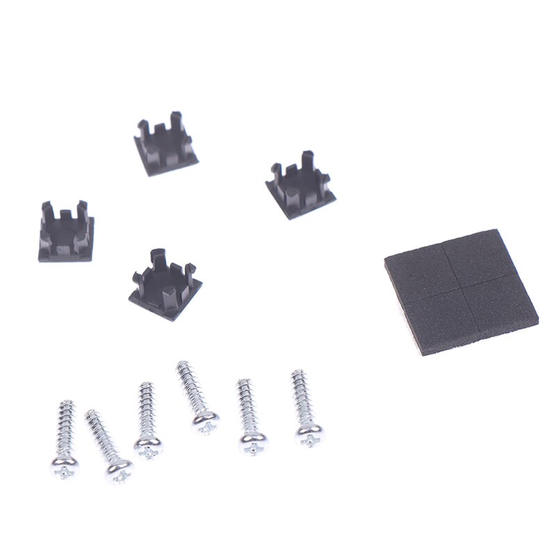 1 satz gummistopfen, schraubenlochabdeckung, staubstopfen, kunststoffabdeckung für  ps2 70000 konsolen