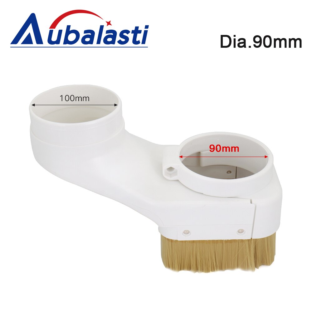 CNC Router Dust Shoe Nut 70/75/80/85/90/100mm CNC Dust Cover Brush Spindle Engraving Milling Machine Cleaner Woodworking Tools: 90mm