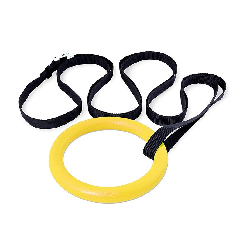 1 Pair ABS Gymnastic Rings Pull-up Gym Rings for Body Strength Fitness Power Chin Up Training Crossfit Workout