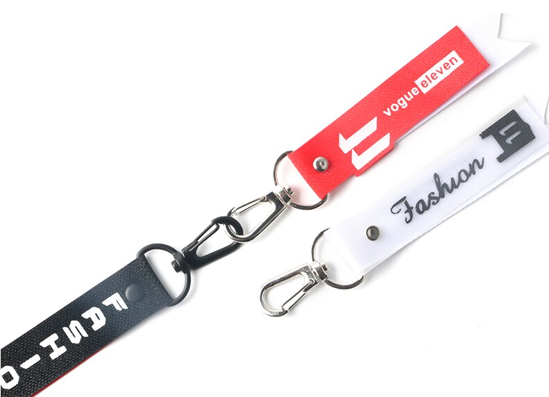 Engelska brev band lanyard mobiltelefon nyckelring hänge kläder byxor vilda dragkedja huvud tillbehör