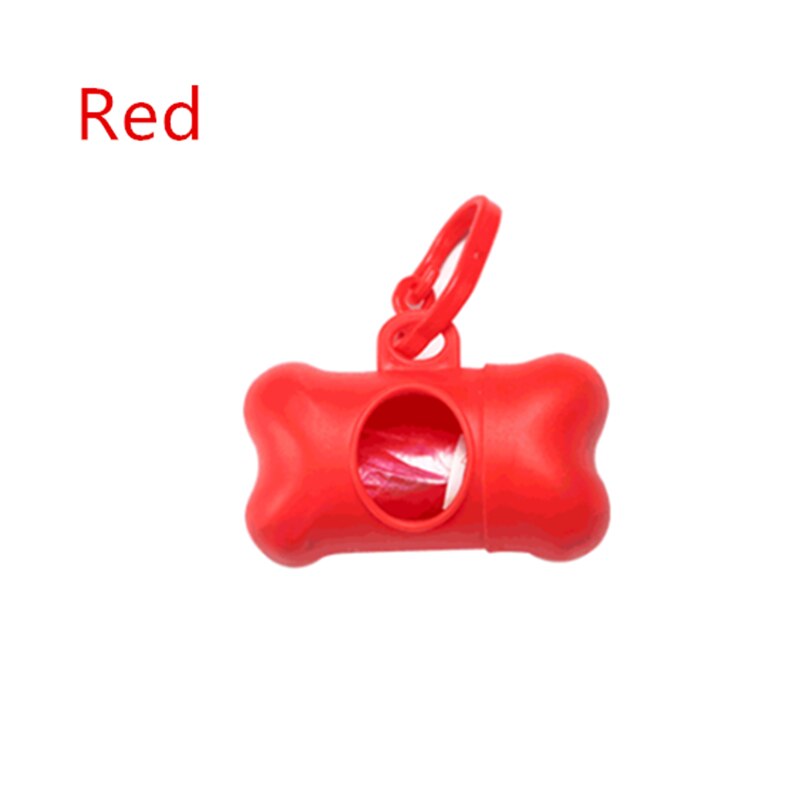 Pet Waste Bag Dispenser For Dog Waste Bag Holder Plastic Garbage Bag Dispenser Carrier Case Dog Pet Waste Poop Bags: Red
