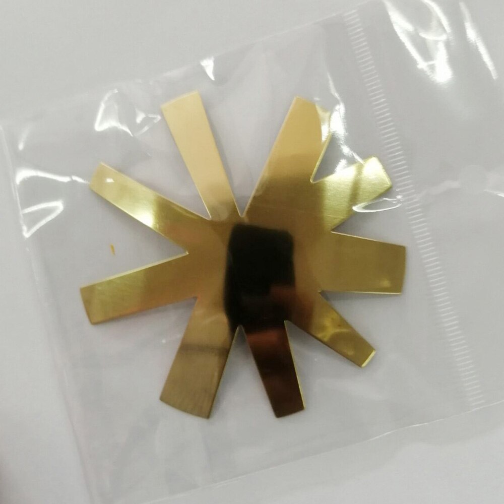 3 kolory zawodowiec 9 rozmiary owalne francuski trymer paznokcie szablon V linia głębokie migdałów kształt porady manicure krawędzi paznokcie akrylowe nóż TB #2: 5