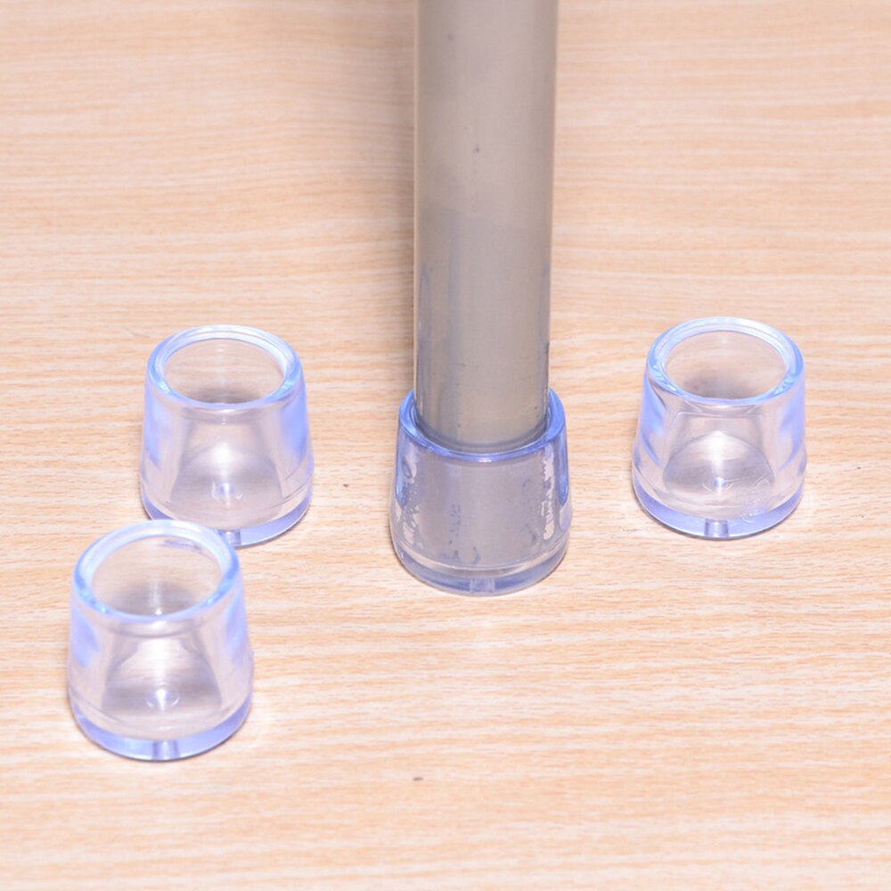 4 stuks/partij tafel stoelpoot mat rubber antislip meubel tafelpoot doppen voetbescherming bodem afdekking pads houten vloer beschermers