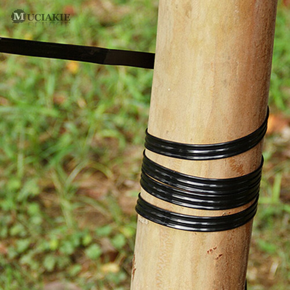 50M Plastic Steel Wire Film Band Film Tension Rope Fasten Band for Vegetables Greenhouse Agricultural Climbing Vine Holder