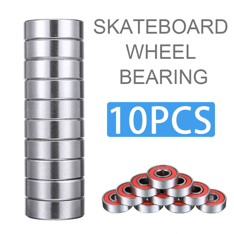 10 stuks abec 9 rode tn engineering plastic scooter skateboard wiellagers geschikt voor de meeste rolschaatsen skateboard scooters