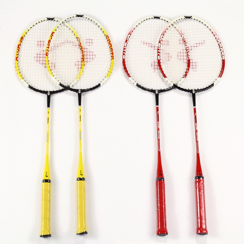 2pcs Badminton Racket Frame Badminton Racquet With String With Free Shuttlecock For amateur beginners