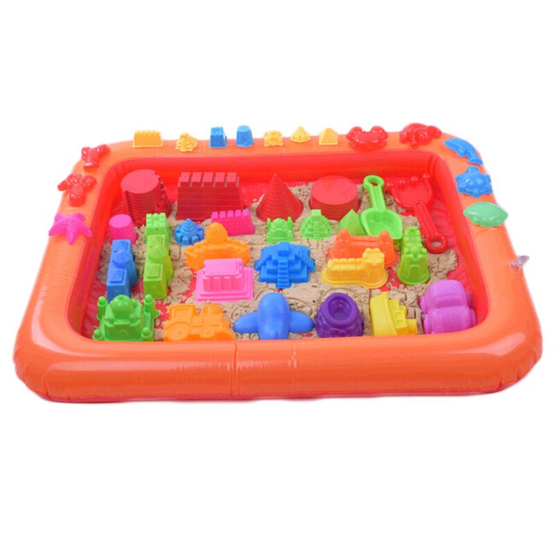 Multifunctionele Opblaasbare Zand Lade Opblaasbare Zandbak Voor Kinderen Kids Indoor Spelen Zand Klei Kleur Modder Speelgoed
