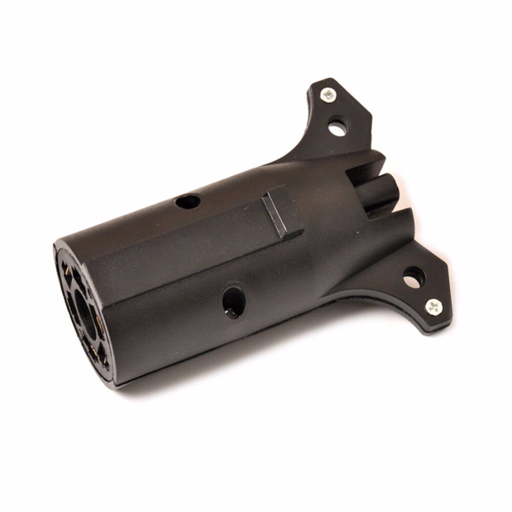 7Pin to 4Pin Flat Trailer Light Adapter Plug Connector Boat Waterproof 12V Trail Car Connector US Plug