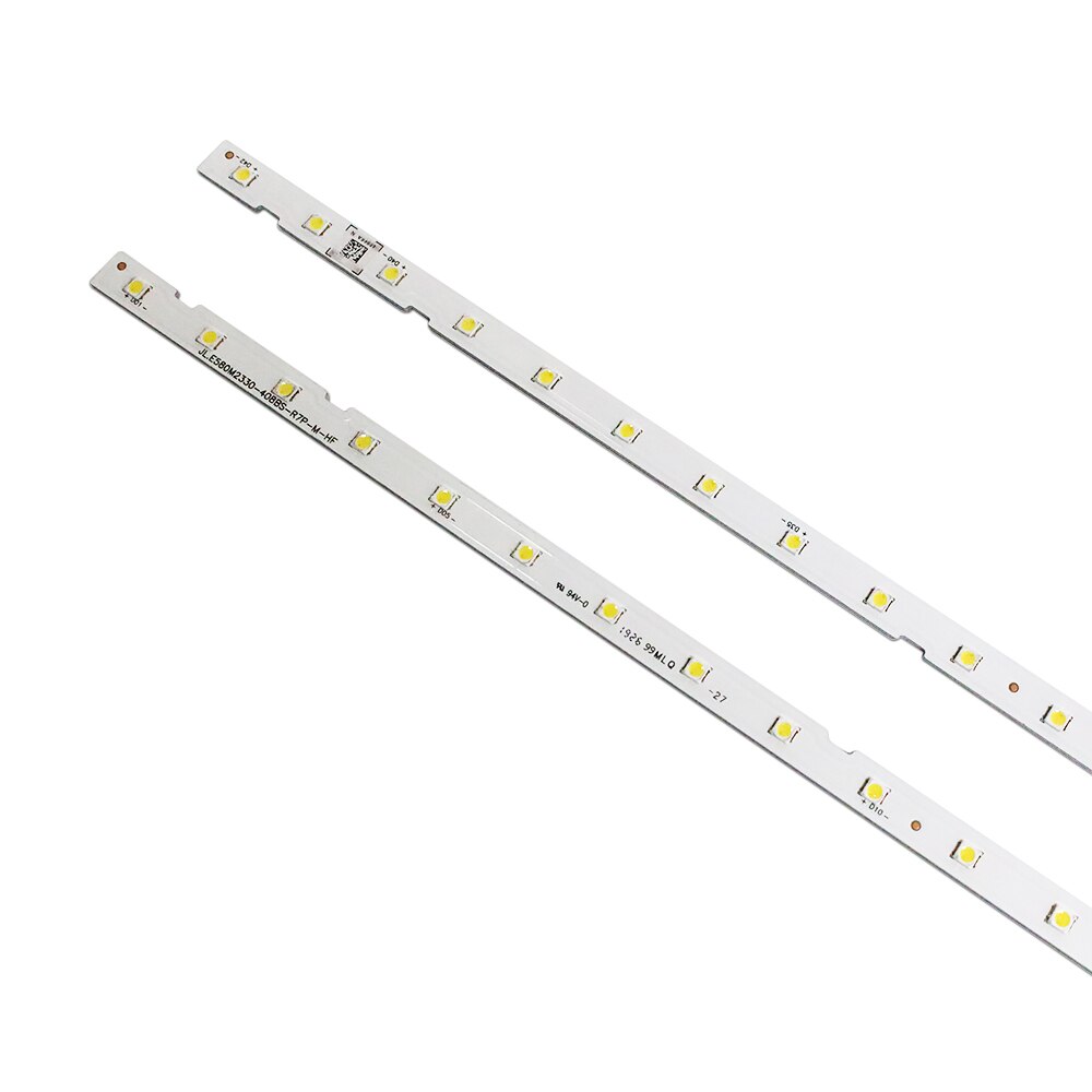 2 PCS LED de retroiluminación para Samsung UN58NU7100 UE58NU7100 un58nu710D UN58NU6080 LM41-00632A BN96-46866A JL.E580M2330-408BS