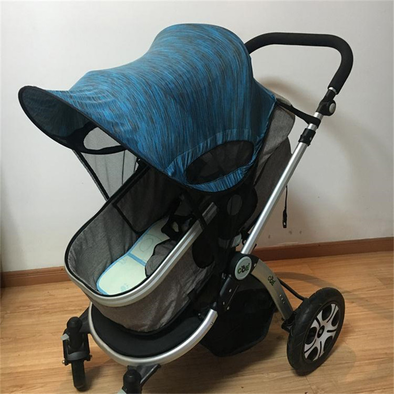 Barnvagn solskydd vagn solskydd himmelskydd för barnvagnar barnvagn vagn barnvagn keps huva barnvagn tillbehör: Blanda färg b