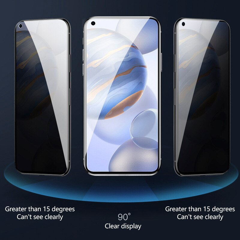 Protector de pantalla de teléfono móvil, vidrio templado de privacidad, película HD antihuellas dactilares, antiespía, para Realme GT Master Explorer