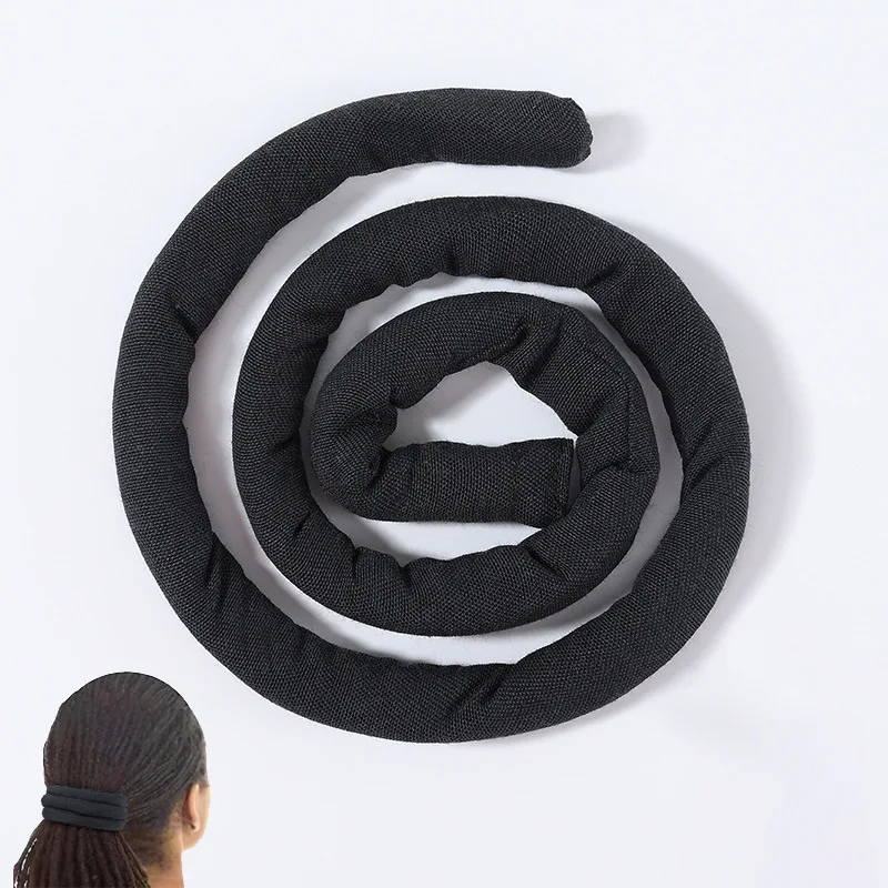 Buigbare Dreadlocks Haarband Spiraal Lock Haarbanden Lange Paardenstaart Houders Etnische Haarband Touw voor Vrouwen Meisjes Haaraccessoires: Bruin