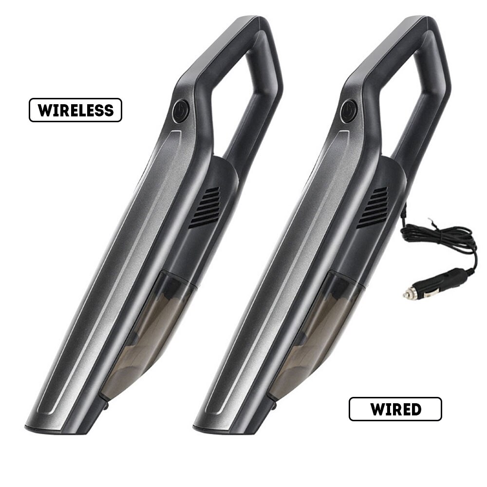 Handheld Wireless Vacuum Powerful Cyclone Suction Rechargeable Car Vacuum Cleaner Wet/Dry Auto Portable for Car Home Pet Hair