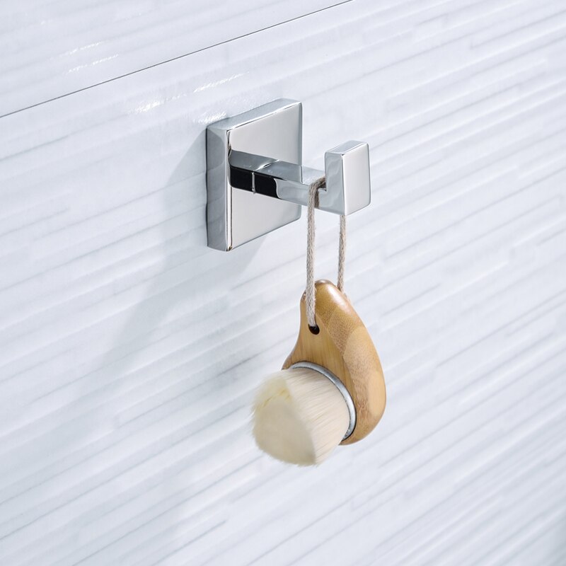 304 roestvrijstalen hangers, handdoek, jashaak, badkamerhaak, wandmontage, deurhaak, achterhaak voor kapmantel, kleding