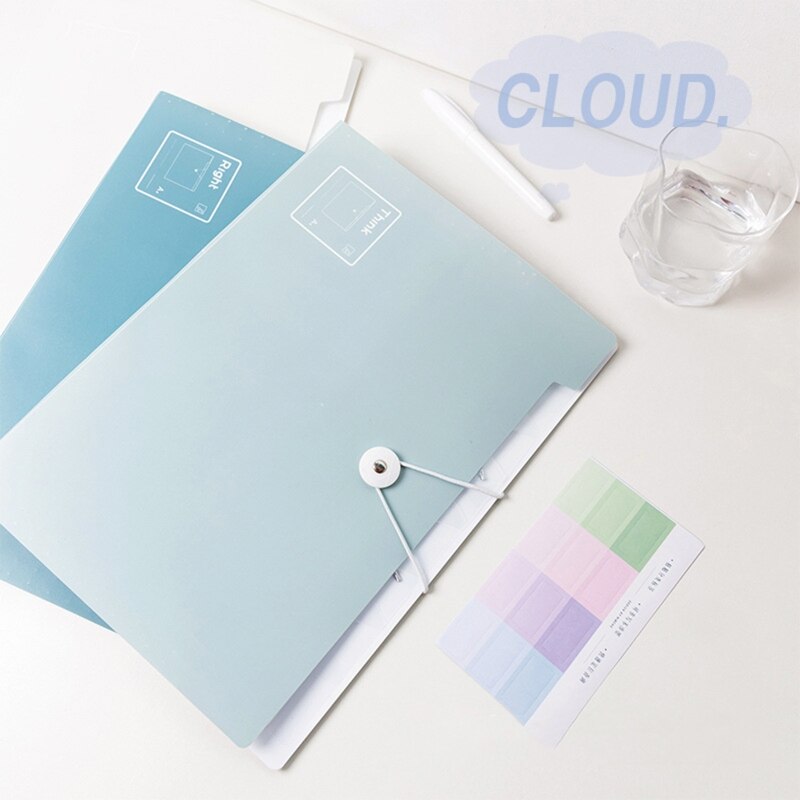 Accordion File Folder 8 Pocket Expanding Document Folder A4 Size for Home School 85DD