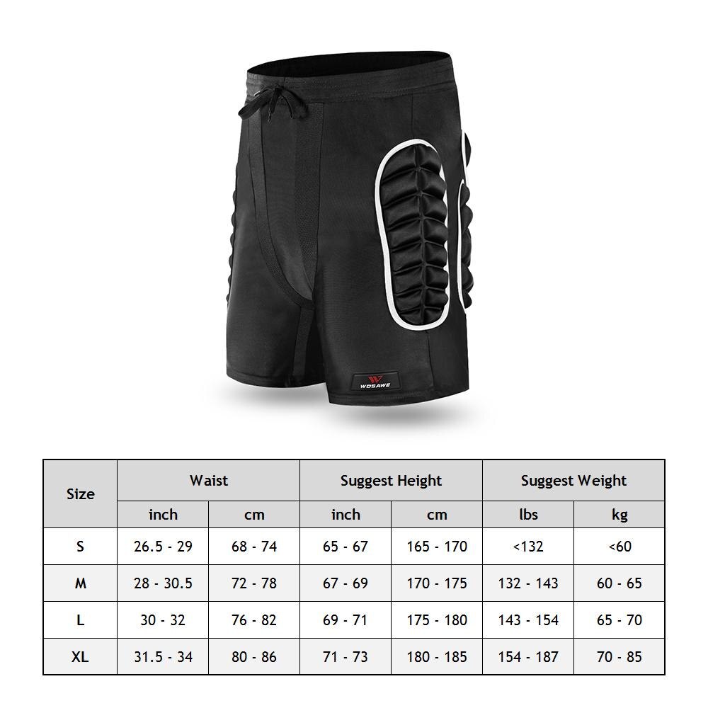 Snowboard bescherming motor shorts skiën mtb beschermende kleding heup billen gevoerde shorts sport snowboarden ski motorcross