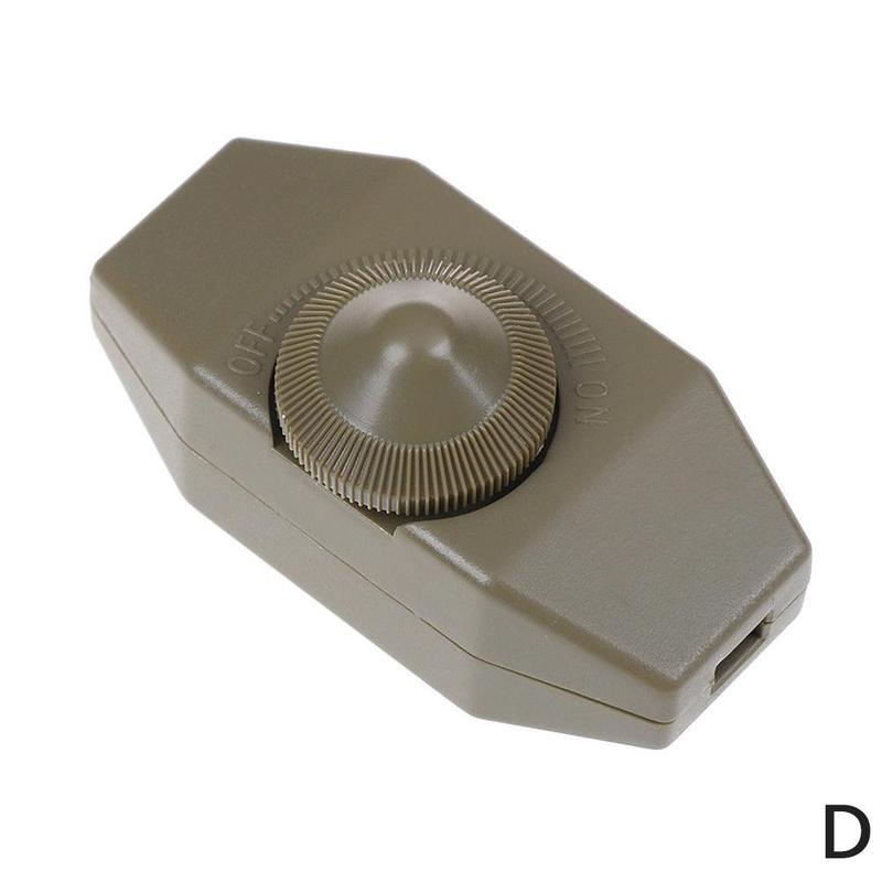 904 Adjustable Controller Knob Switch Housing AC 220V Use Table Knob 15-60w Lamp In Switch Line Dimmer Box Floor Cover 1A M Q3I5: D 56MM