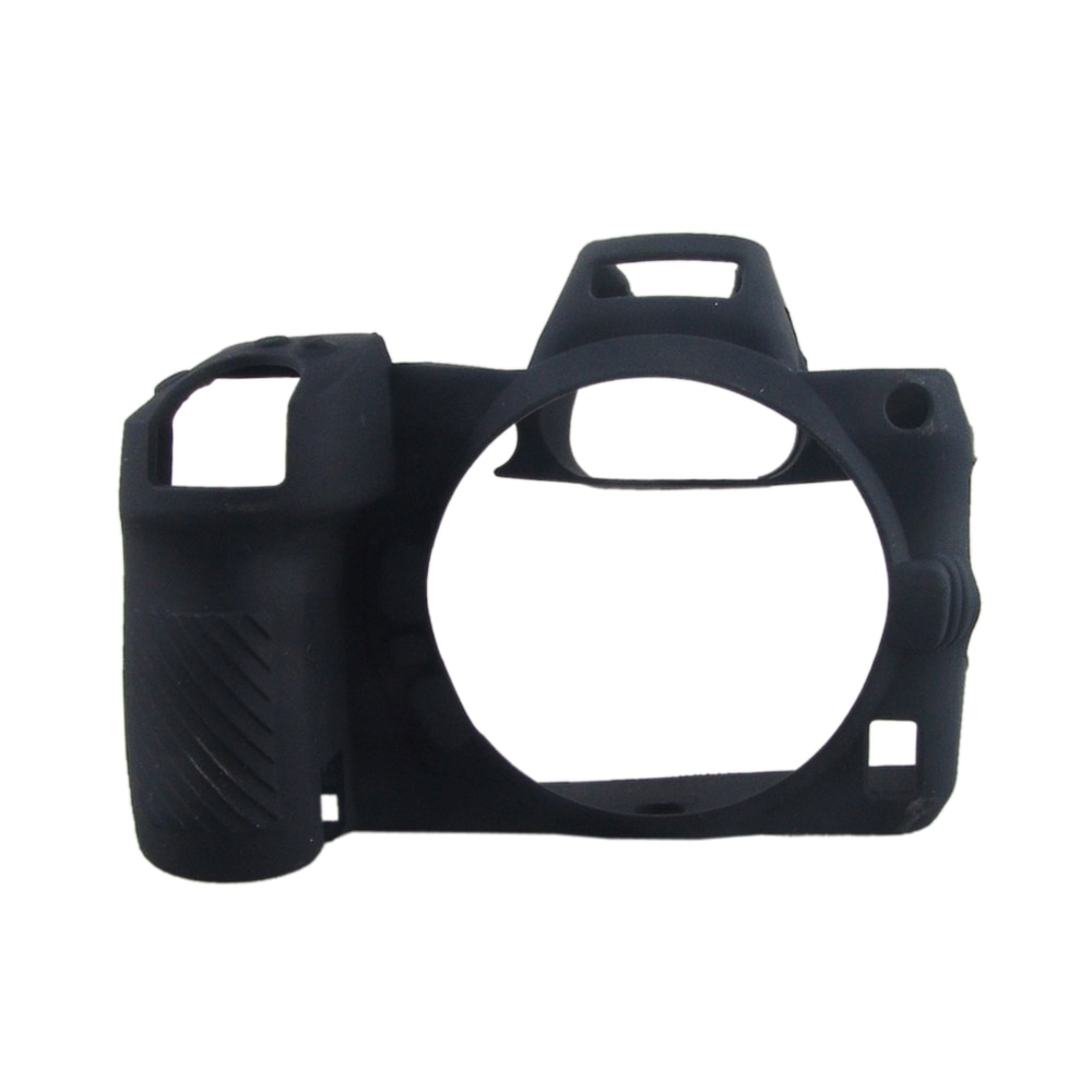 Funda de silicona para cámara Nikon Z6 Z7 protector de cuerpo de goma de vidrio templado