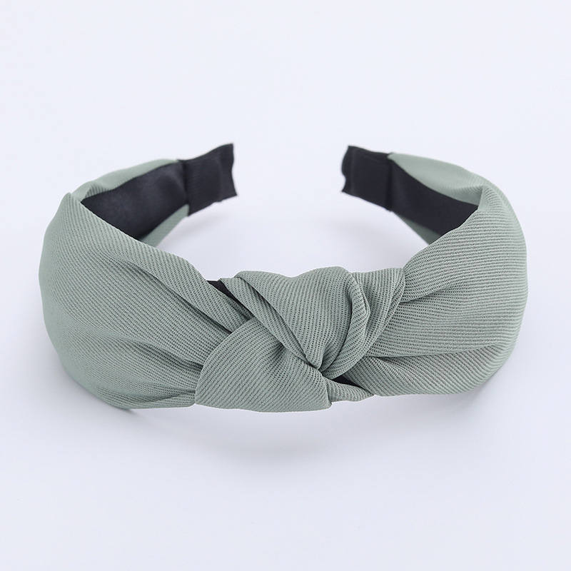 Minimalistische dameshoofdbanden Effen keperstof Geknoopte haarbanden voor dames Meisjes Casual winkelen Reizen Hoofddekselaccessoires