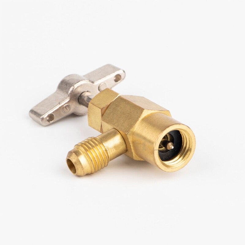 R134A Can Tap Valve Refrigerant Dispenser Tool with Tank Adapter for 1/2 inch AC Freon Charging Hose