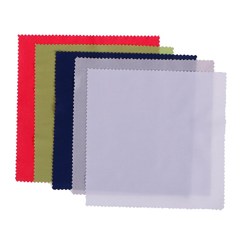 Colorful 10pcs Glasses Cleaning Cloth Lens Cloth Wipes For Home Clean Fabric 14*14cm
