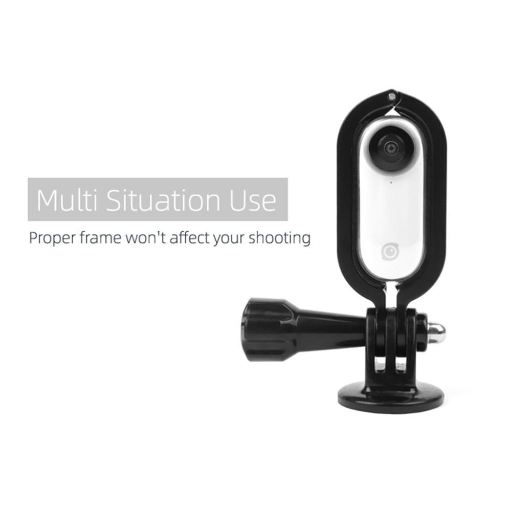 BEESCLOVER For Insta 360 Go Metal Adapter Camera Protection Frame 1/4 Screw Mount Bracket Cameras Expansion Accessories r60