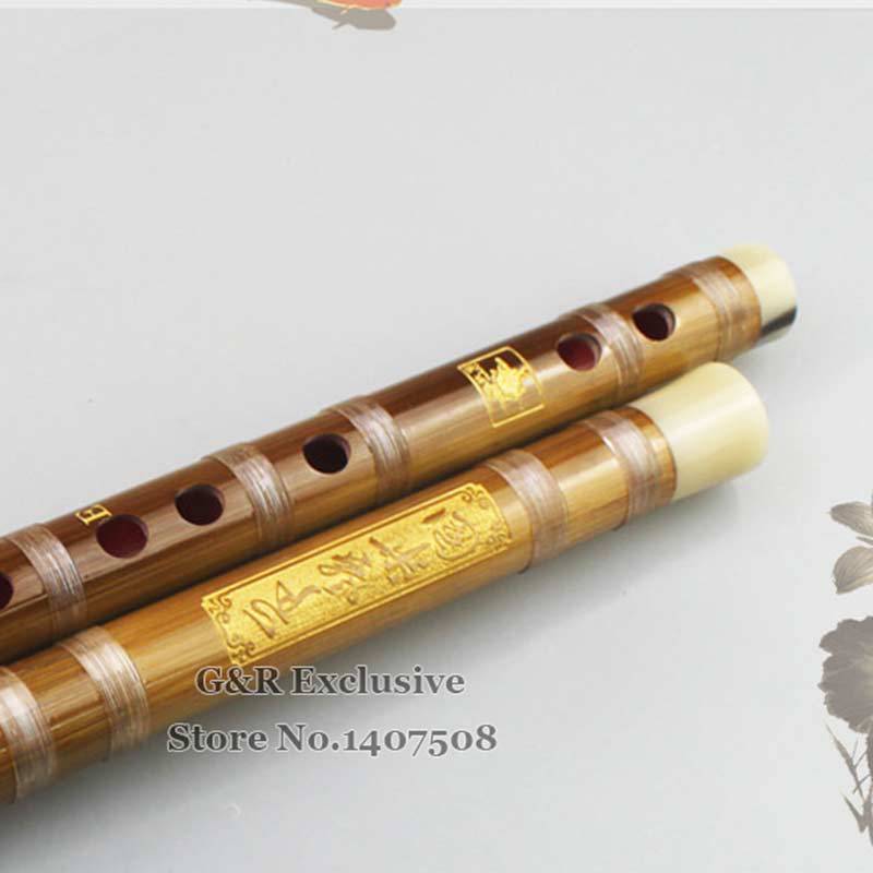 Chinese Flute Bamboo Dizi Traditional Wood wind Musical Instrument Flauta C/D/E/F/G Key With 4 Accessories