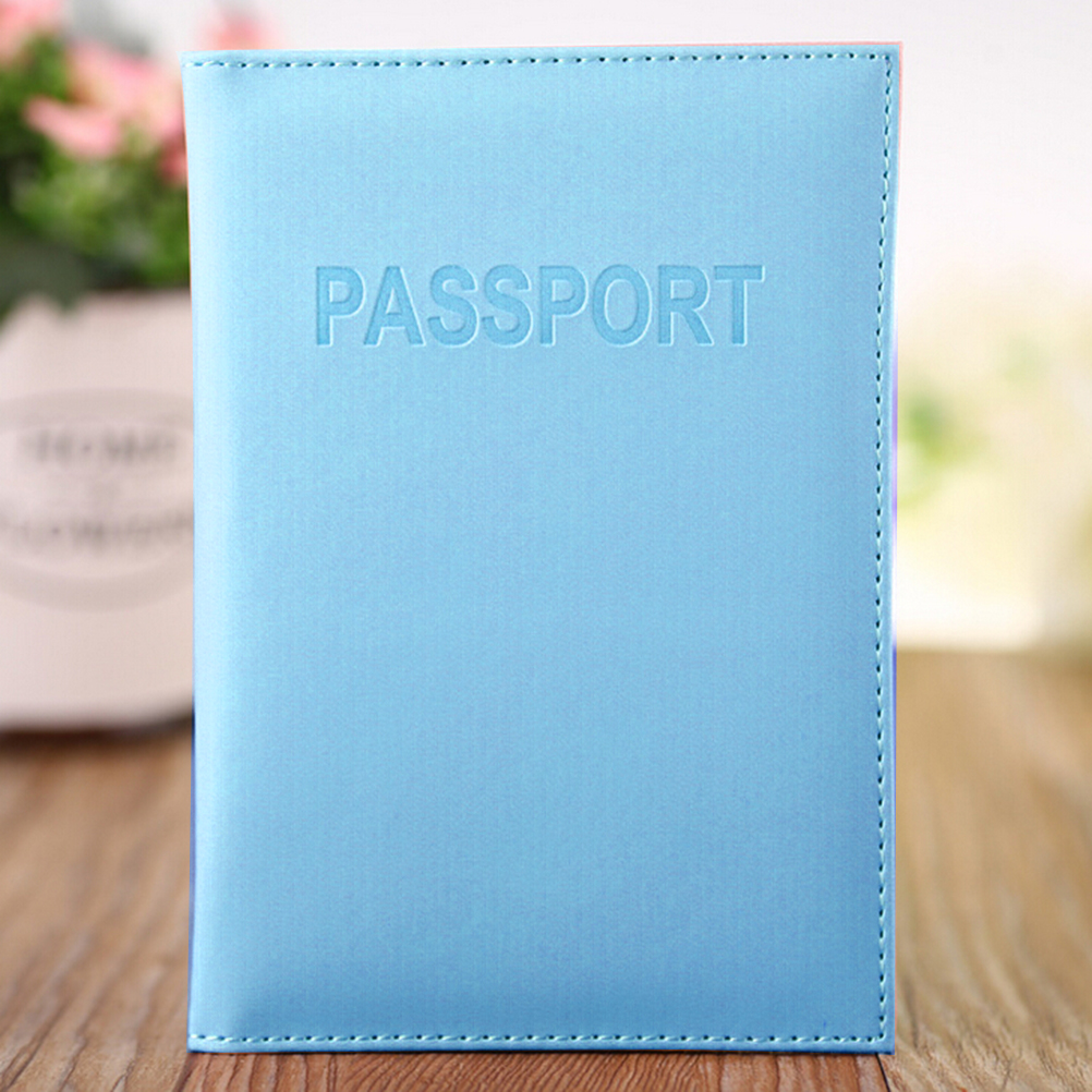 cuir artificiel porte-passeport Couple modèles femmes voyage passeport couverture unisexe porte-cartes homme 1 pièces