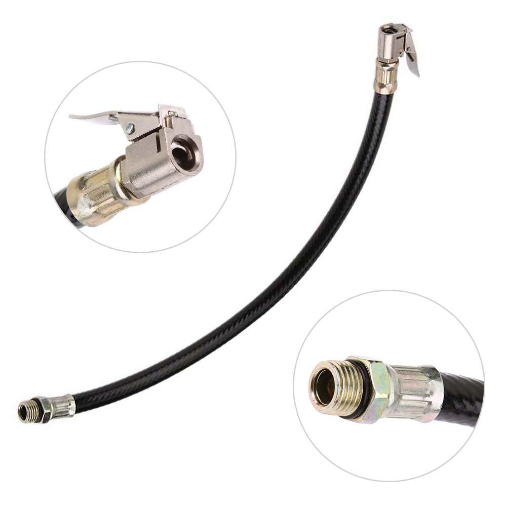 Bicycle Pump Extension Hose 300psi Schrader Valve Inflator Tube Pipe Cord