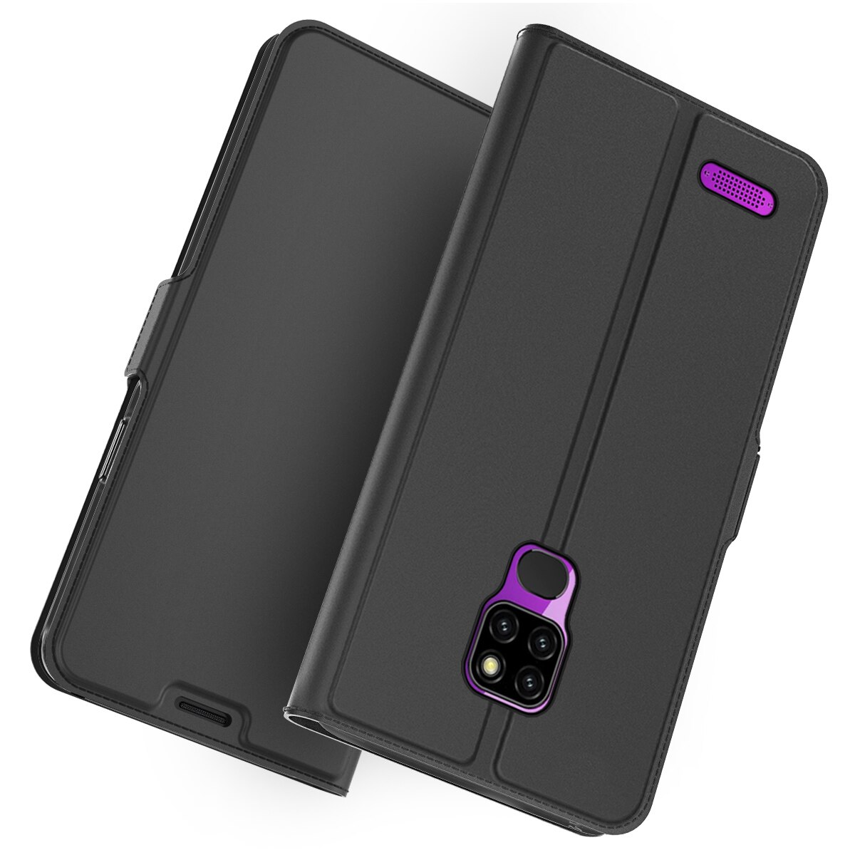 For Ulefone Power 6 Case Leather Ultra Thin Flip Stand Protective Wallet Cover with Card Slot For Ulefone Note 7P Case Luxury