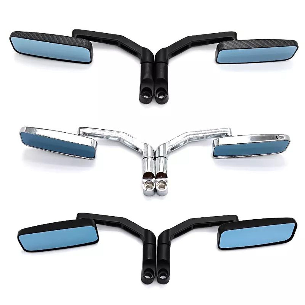 Specchietti retrovisori laterali universali per moto 8mm 10mm Specchietto convesso laterale posteriore ATV per Harley Honda Yamaha Suzuki Kawasaki