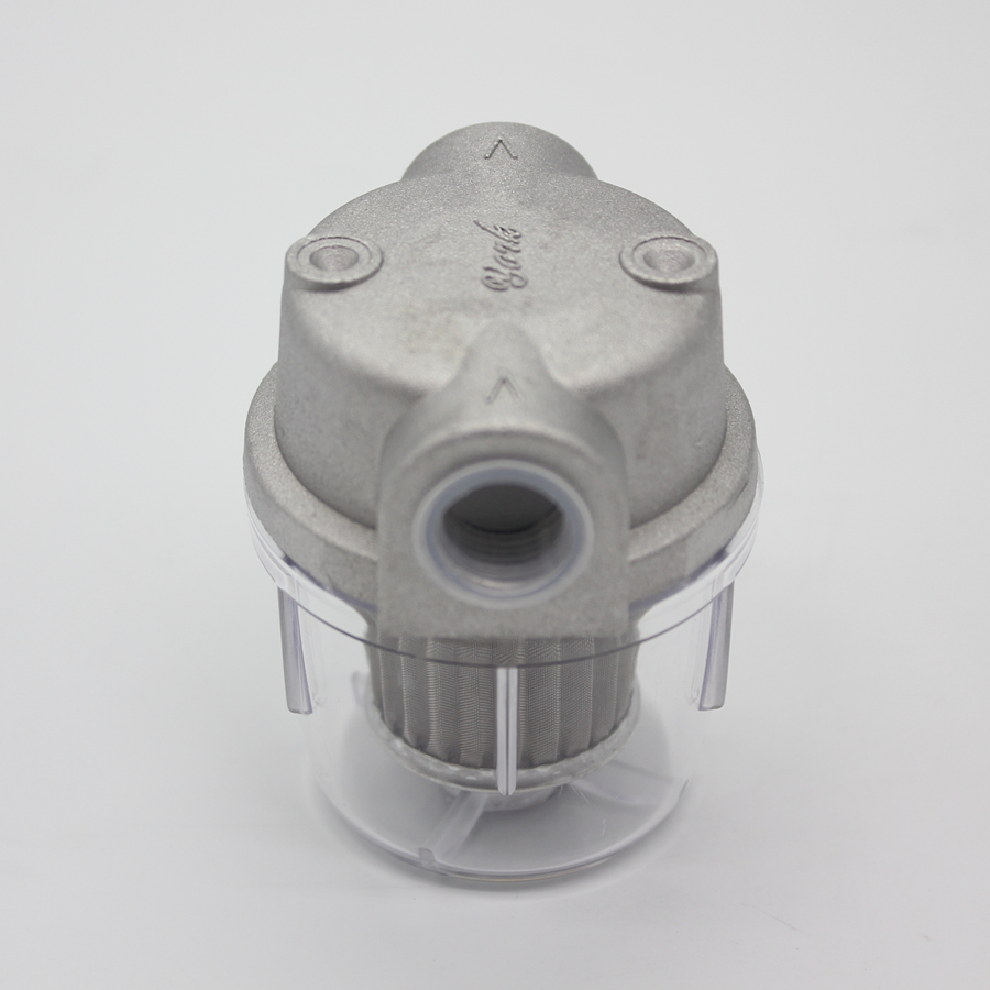 Oil filter for oil burner Transparent P.C. Cup 1/4" 3/8" Small Diesel Fuel Filter for Boiler 25L/H